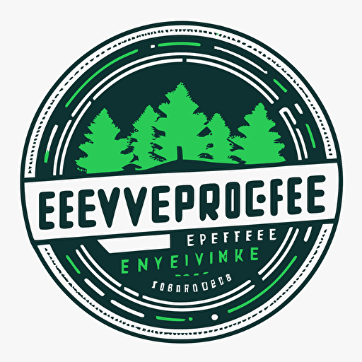 a logo for an event that's focused on letting people explore a forested area. The logo makes them feel proud of this area being near where they live. The event promotes using the area for exercising. It's a simple vector logo. The event is called 'Expeditie Groeves'. Only use 4 different colours. One them has to be green.