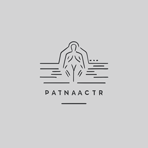 a gym logo, 1mm thick line drawing logo, minimalist line logo, creative logo, 2d logo, flat logo, vector logo, vector logo, modern logo, white logo