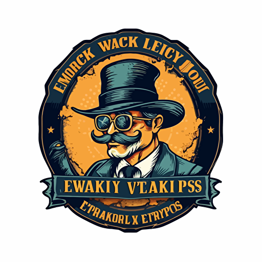 2d vector logo of an advisory company called expert works