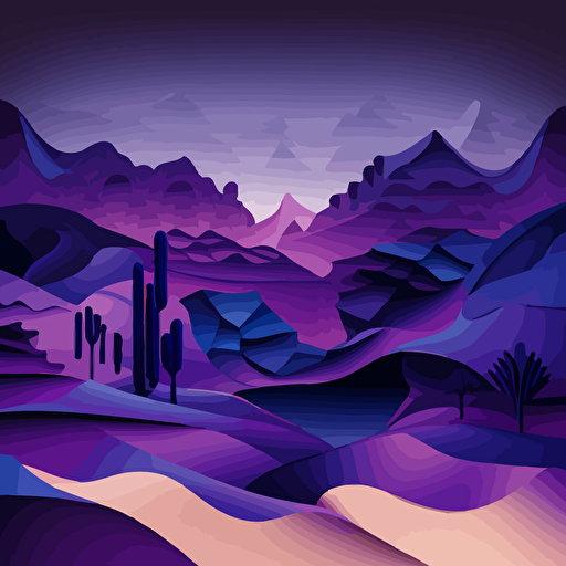 vector of sharp abstract purple and blue gradient shapes for stage visuals with saudi arabia landscape