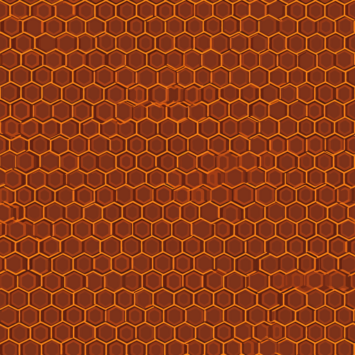 simple plain two dimensional honeycomb pattern vector