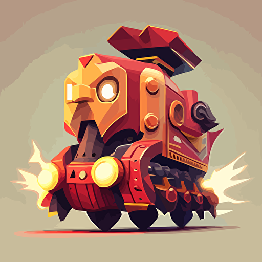train mascot super details ,2d,vector flat