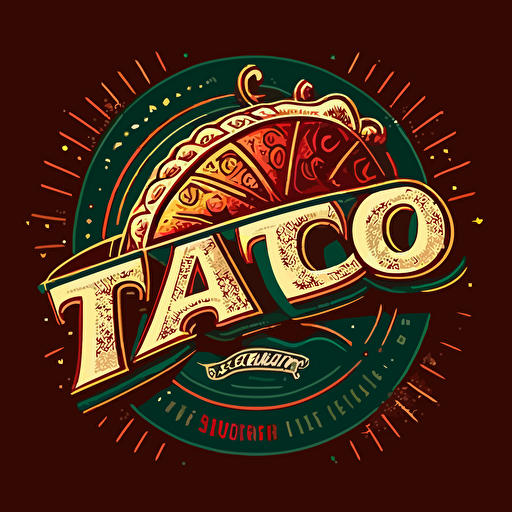taco, logo, vector, illustration,