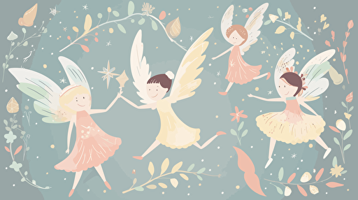 stock image popular tooth Fairy. vector art trend.