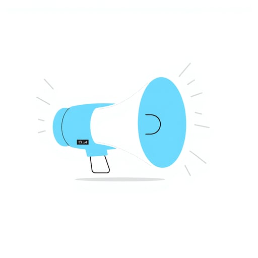 a megaphone