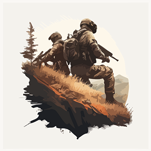 2-person team on PUBG defending a hill, M24, Vector