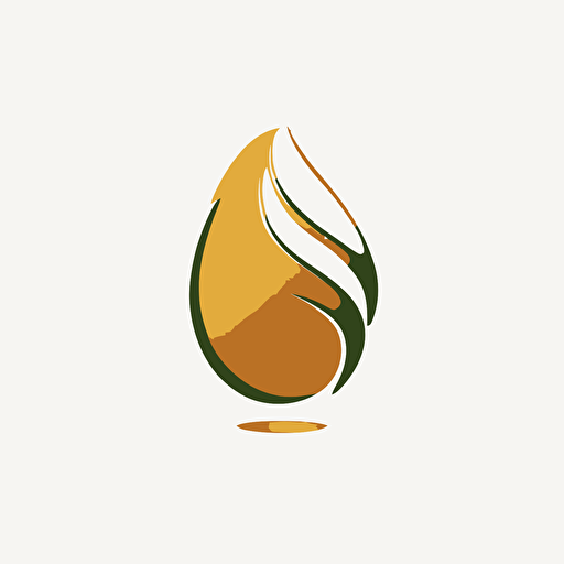 an egg logo that symbolizes money or wealth. simple logo. 2d vector. White background.
