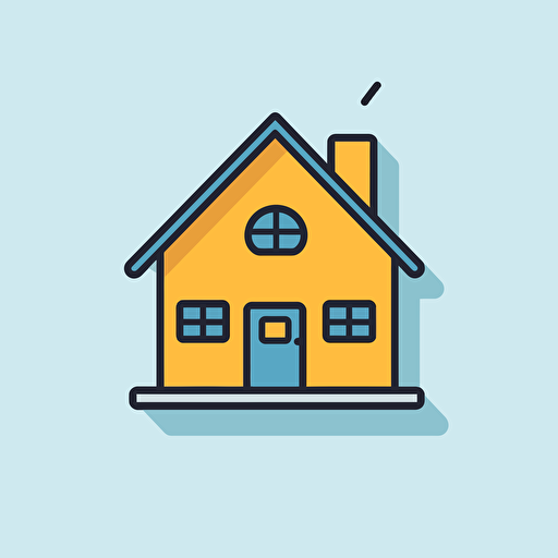 house icon, vector, flat background, one color, minimalist