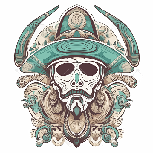 cel-shaded logo concept art, thick lineart, ngo issue mexico country heading to the future, against a white background, 2D, vector art