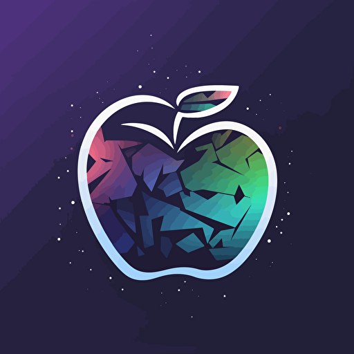 Sophisticated cosmic startup logo, Apple Inc.-inspired refinement, minimalist celestial elements, contemporary atmosphere, vector illustration, Adobe Illustrator
