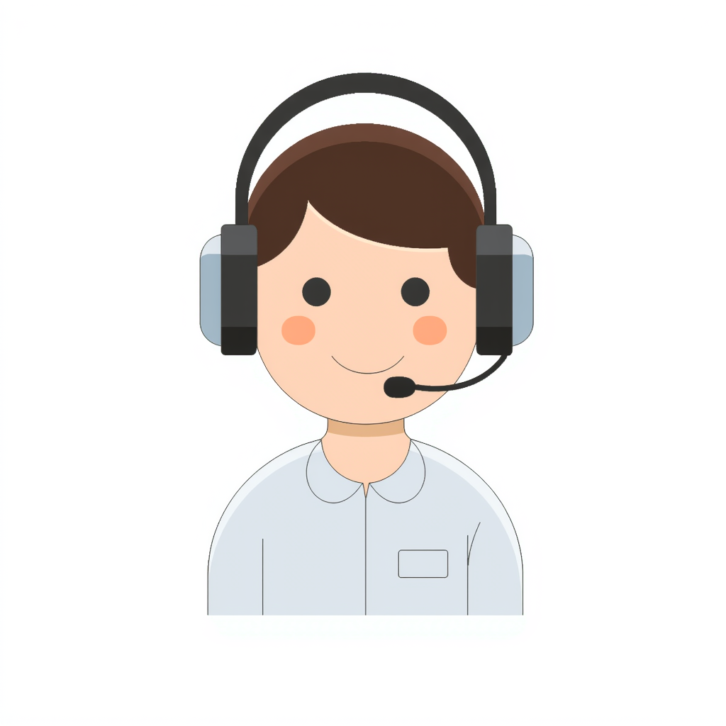 a customer support person 