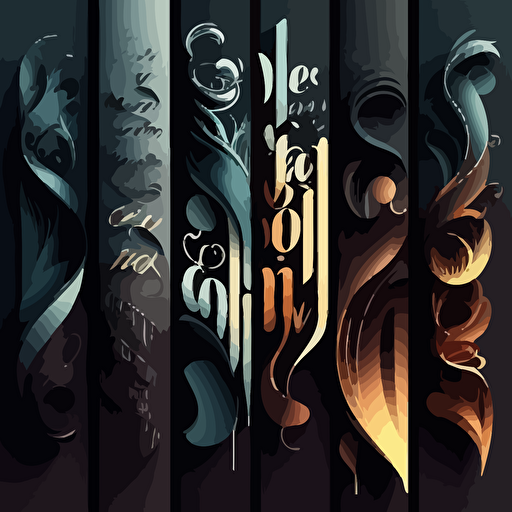 vector text dividers