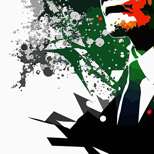 Malcolm X vector art