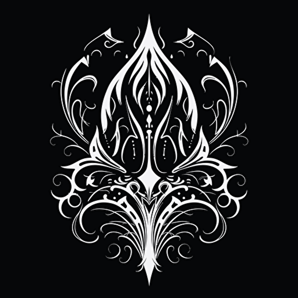 gothic, simple, black and white, logo vectors