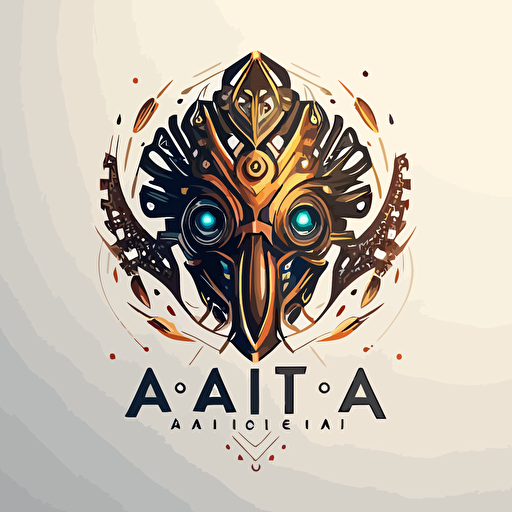 vector art logo for an Ai company