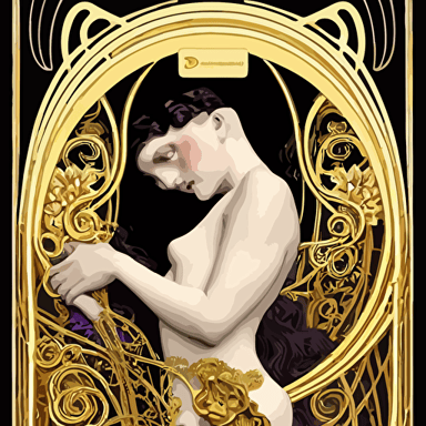 source future growth dramatic elaborate emotive art nouveau styles emphasise beauty transcendental seamless pattern symmetrical large motifs hyper realistic 8k image 3d supersharp art nouveau 3d curves swirls glass gold pipes photorealistic colorful dahlia flowers silk ribbons gold chains iridescent black shiny gold colors perfect symmetry iridescent high definition sci fi octane render maya houdini light shadows reflections photorealistic masterpiece smooth gradients blur sharp focus photorealistic insanely detailed intricate cinematic lighting octane render epic scene 8 k