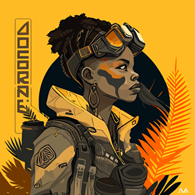 vector illustration, mozambique of apex legends