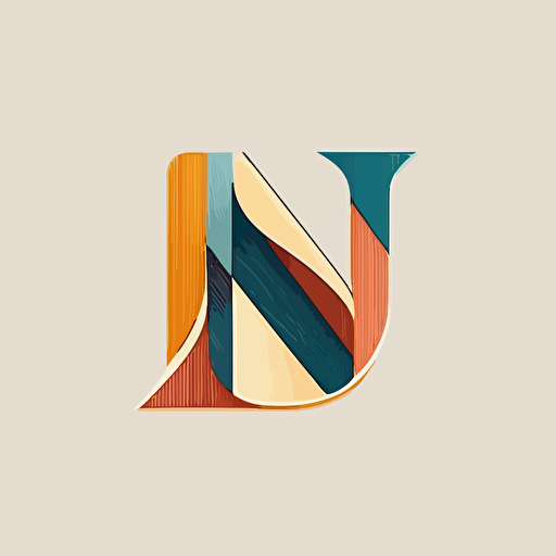 minimalistic logo, letter K, vector, serif font, limited color palette
