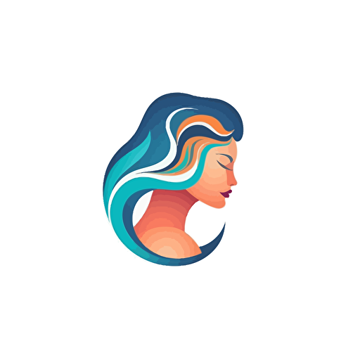 simple vector logo for obstetrics and gynecology, women's health