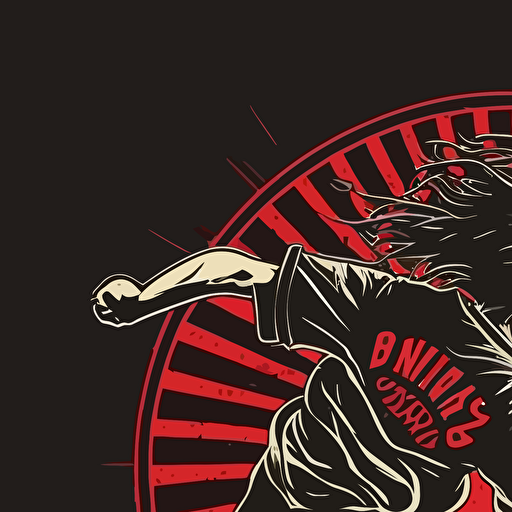 "Ping Pong Sumit, vector logo, ping pong, action, japanese design style,