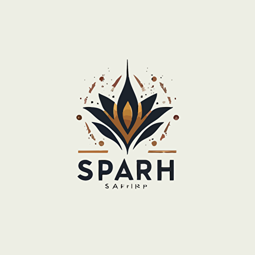 sparsh logo minimilistic flat vector