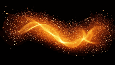 Vector orange sparkles on an isolated transparent background. Atomization of orange dust particles png. Glowing particles png. orange dust. Light effect