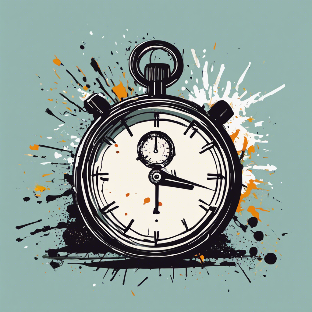 a stopwatch with a checkmark