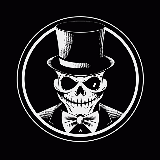 BLACK and WHITE, VECTOR BAND LOGO, HORROR VIBES Band logo, HOLLYWOOD AFTER DARK, After Dark on top of HOLLYWOOD