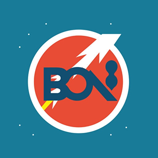 logo design for a climate action social and scientific hub, named Bion, with a big capslock B letter and a action thunder bolt inside, action, peoplel, science togheter , vector, flat, z generation— stylize 500