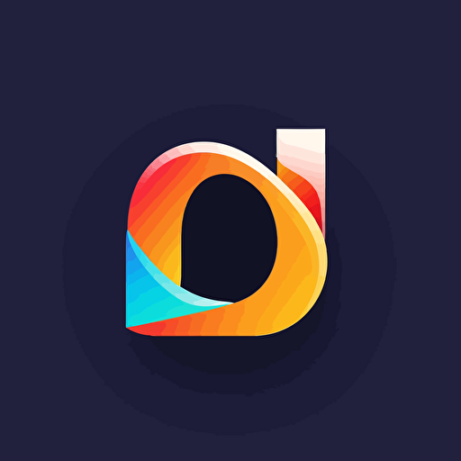 Use letters (D-N), clean simple logo design. background white, vector, simple shapes