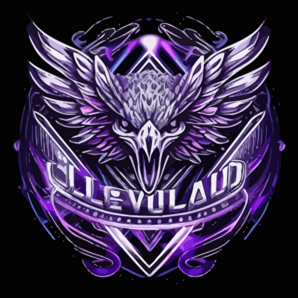 cool band logo for Diamond Eagle vector ultraviolet