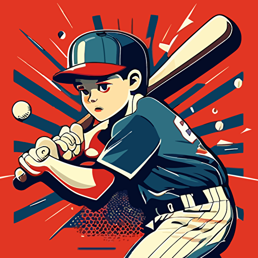 vector art for little league baseball