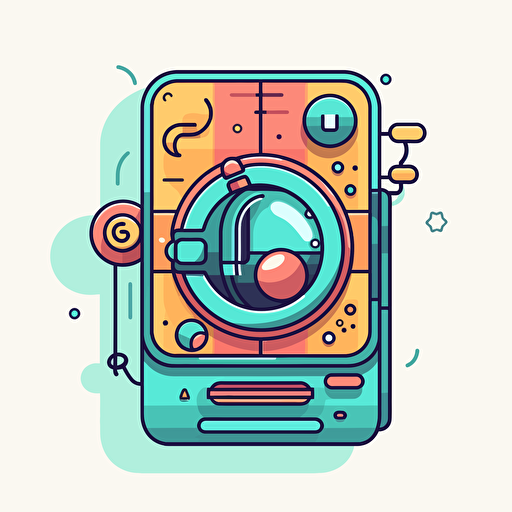 a slot game, vector, a simple drawing, q 2