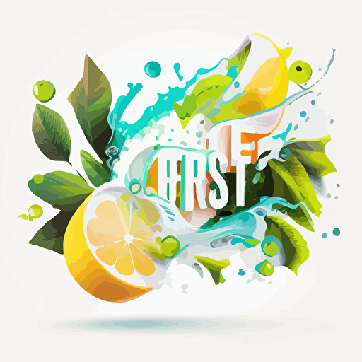 refresh vector art on white background