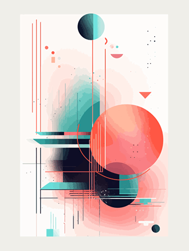 Rose, mechanical::modern minimalist illustration::2 change Fresh, A clean background, Gradient color, Vector，White background