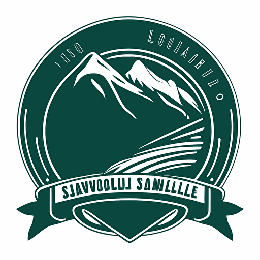 /vector logos high res Snoqualmie Valley School District colors white blue green