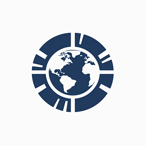 a simple and flat modern vector logo of Atlas and cinema, white background