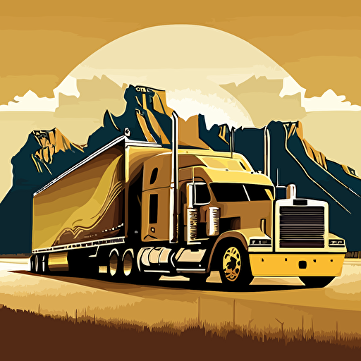 Trucking vector, in Route, Cargo, V5