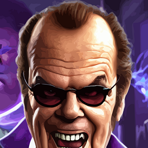 jack nicholson character game league legends background based game league legends detailed face old 3d graphics