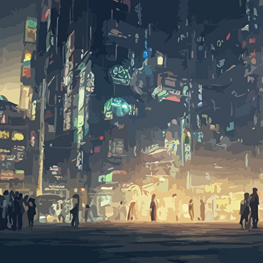photorealistic cyberpunk mosque crowded tokyo night hyperdetailed photorealism uhd amazing depth glowing rich colors golden ration 3d octane cycle unreal engine 5 3d shading cinematic lighting artstation concept art