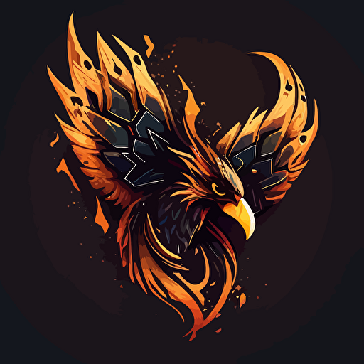 vector 2d fenix logo