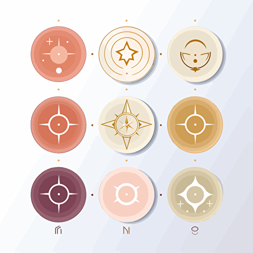 Minimalist astrology consultancy logo, Apple Inc.-style simplicity, sun, moon, stars elements, esoteric symbolism, vector illustration, Adobe Illustrator