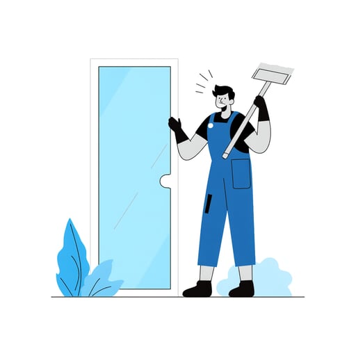 a window cleaner