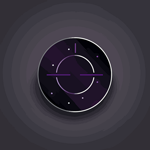 vector, web site logo, technology, dark purple, clean dark gray background