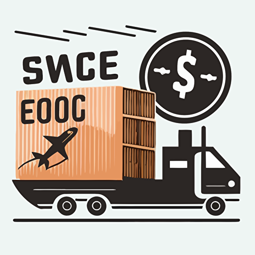 *Lower Shipping Costs icon, Vector illustration, **