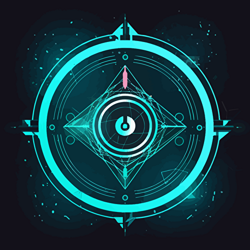 cyber north, image only, vector brand idientification symbol