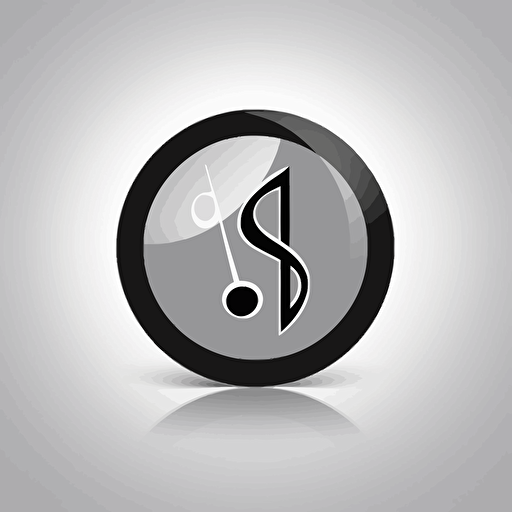 music icon, vector