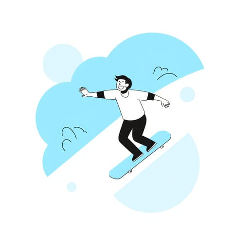 a person snowboarding