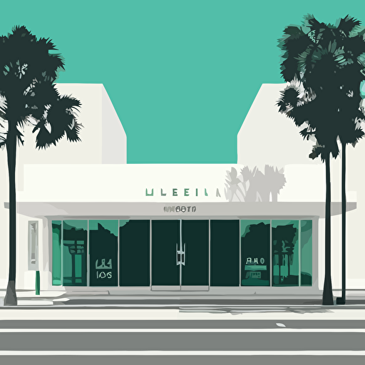 lincoln road 111 miami herzog de meuron yoga vector art minimalistic