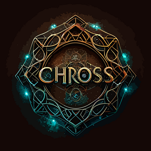 (CHORDIS ) , "CHORDIS" , sci fi, future, middle age, stone pattern, O logo type, quantum mechanics shapes, String Theory, game logo, vector style, eps, illustrator